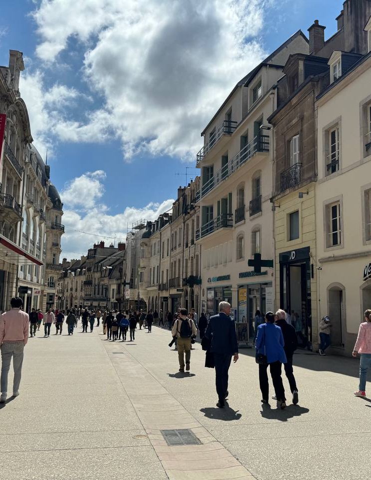 🇪🇺 L’Europe c’est encore la préservation et la valorisation du patrimoine au service du commerce et du tourisme. 🏘️ À Dijon, l’Europe a financé une partie de la requalification et la piétonisation des rues et des places du centre-ville, à hauteur d'environ 950 000€.