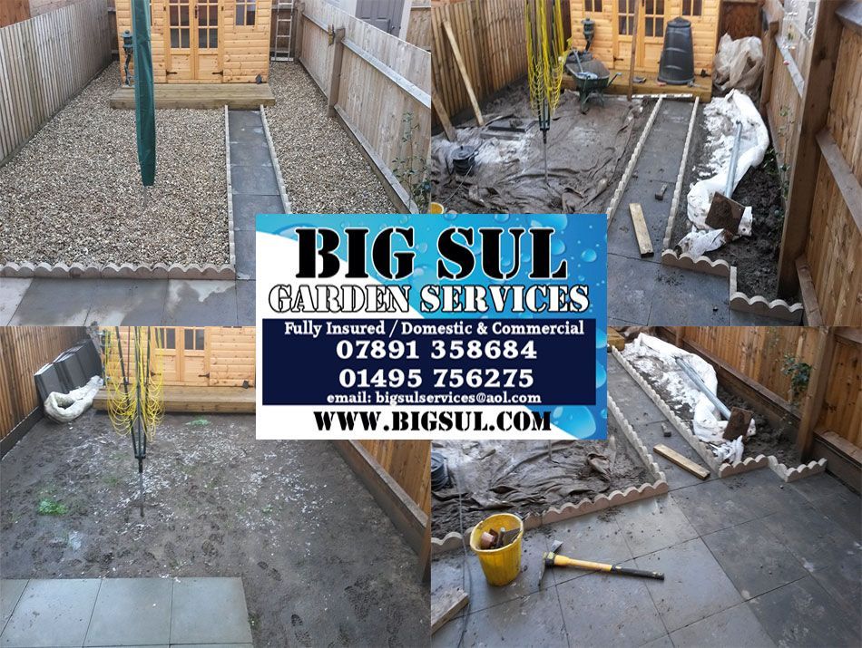 A nice patio gravel area with edging to define, If you would like a quote for any work please get in touch.