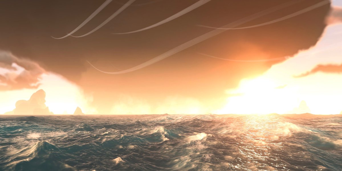 NathanAS1990's tweet photo. @SeaOfThieves #SoTShot just finished sailing through the storm and turned back to see this. https://t.co/1kS8l4oaBS
