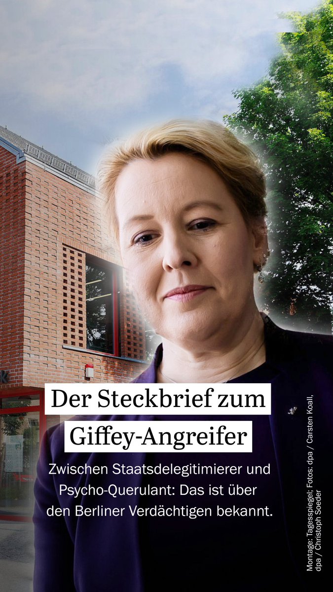 In die Reihe von Angriffen auf Politiker:innen und politisch Engagierte in den vergangenen Tagen passt dieser Fall kaum. #Giffey tagesspiegel.de/berlin/zwische…