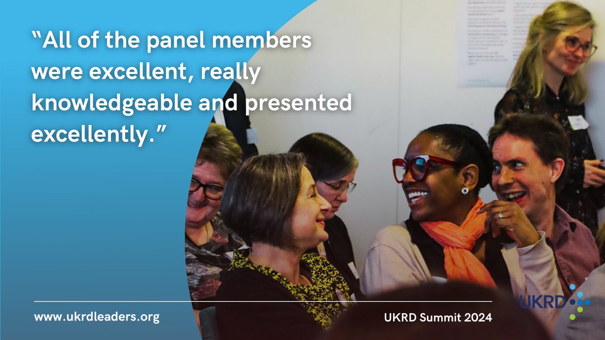 Building on the success of the UKRD Summit back in March, we are already looking ahead to our next event in 2025 and how we can continue to deliver valuable insights, connection with colleagues and speakers who inspire. Got any ideas for next year? We'd love to hear them!
