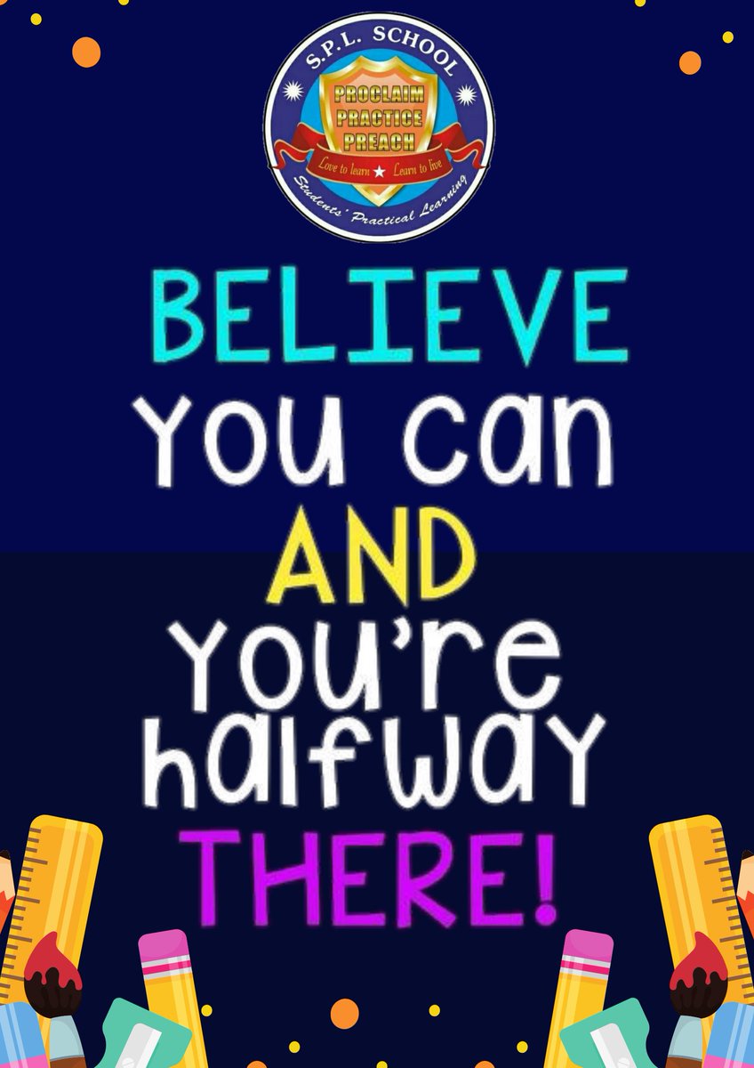 You are half way there....🚶‍➡️
.
.
#SPLSchoolAdmissions
#2024Admissions
#LoveToLearn
#StudentLedProjects
#SPLSuccess
#EmpoweringStudents
#ProjectBasedLearning
#IndependentLearning
#EducationalEmpowerment