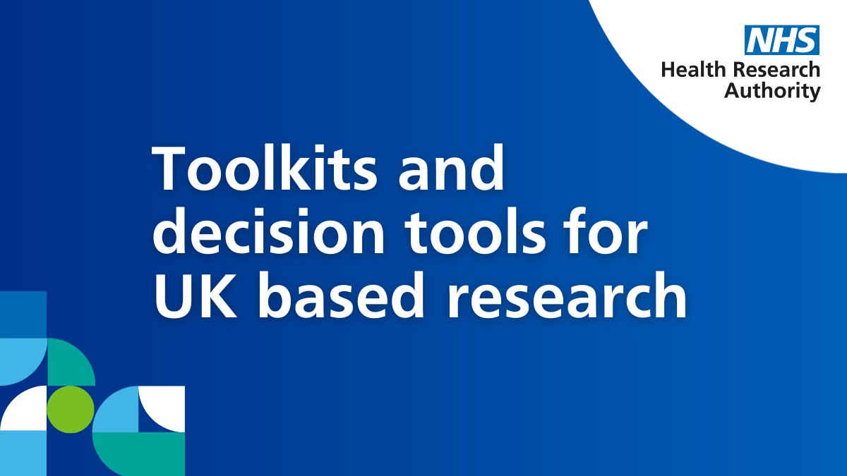 Did you know there are lots of handy toolkits and decision tools on our website to help you plan and deliver your research? Our toolkits include: 🔹Is it research? 🔹Student research 🔹Do I need NHS REC approval? 🔹Proportionate review Find out more ➡️ hra.nhs.uk/planning-and-i…