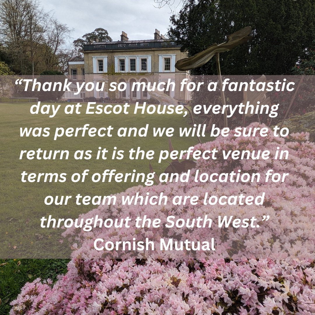 Always lovely to received nice feedback, thank you @CornishMutual - see you again!