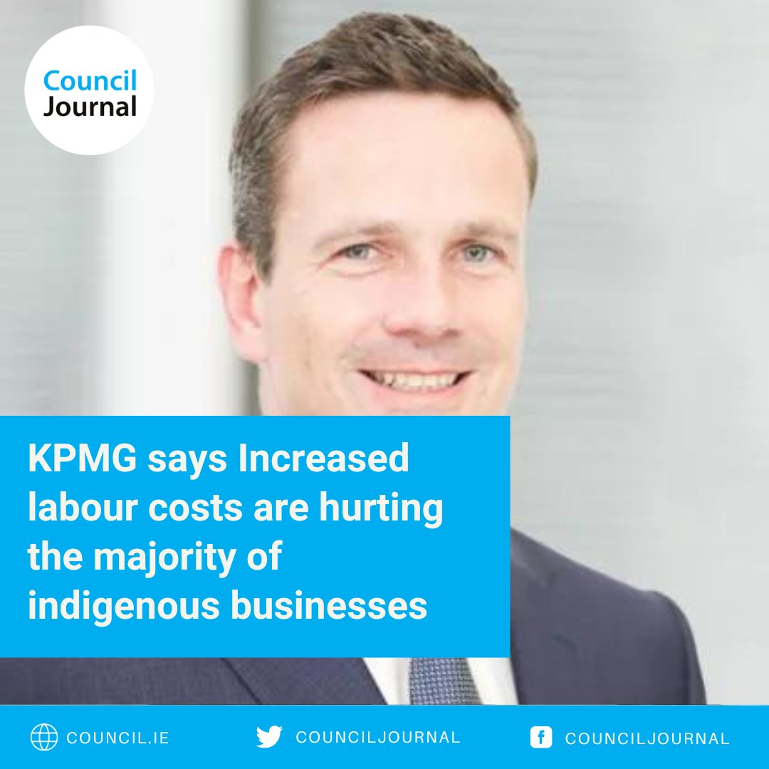 KPMG says Increased labour costs are hurting the majority of indigenous businesses Read more: council.ie/kpmg-says-incr… #labourcosts #Irishworkforce #KPMG #AI