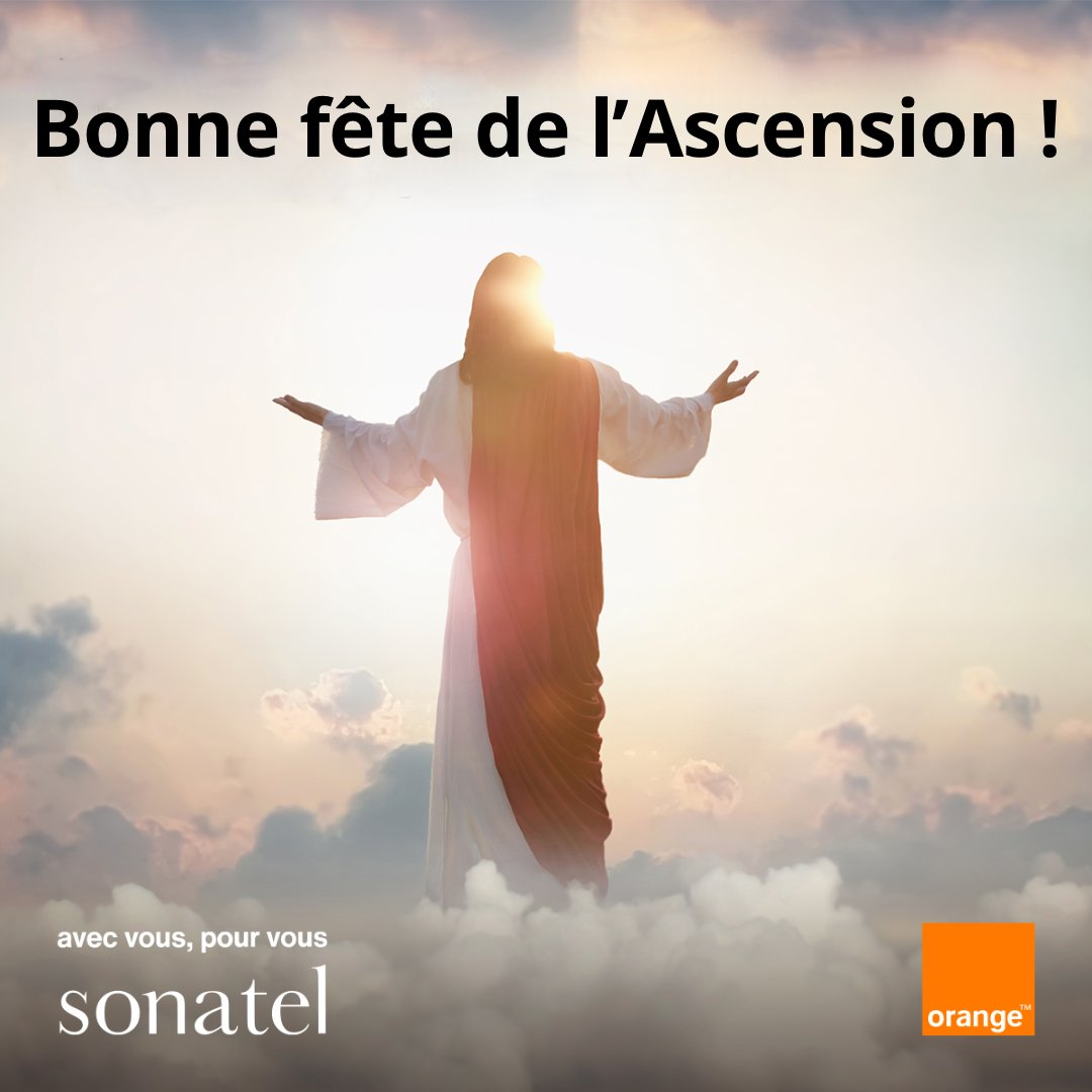 Bonne fête de l'Ascension ! Que cette journée vous apporte paix et joie. #Ascension