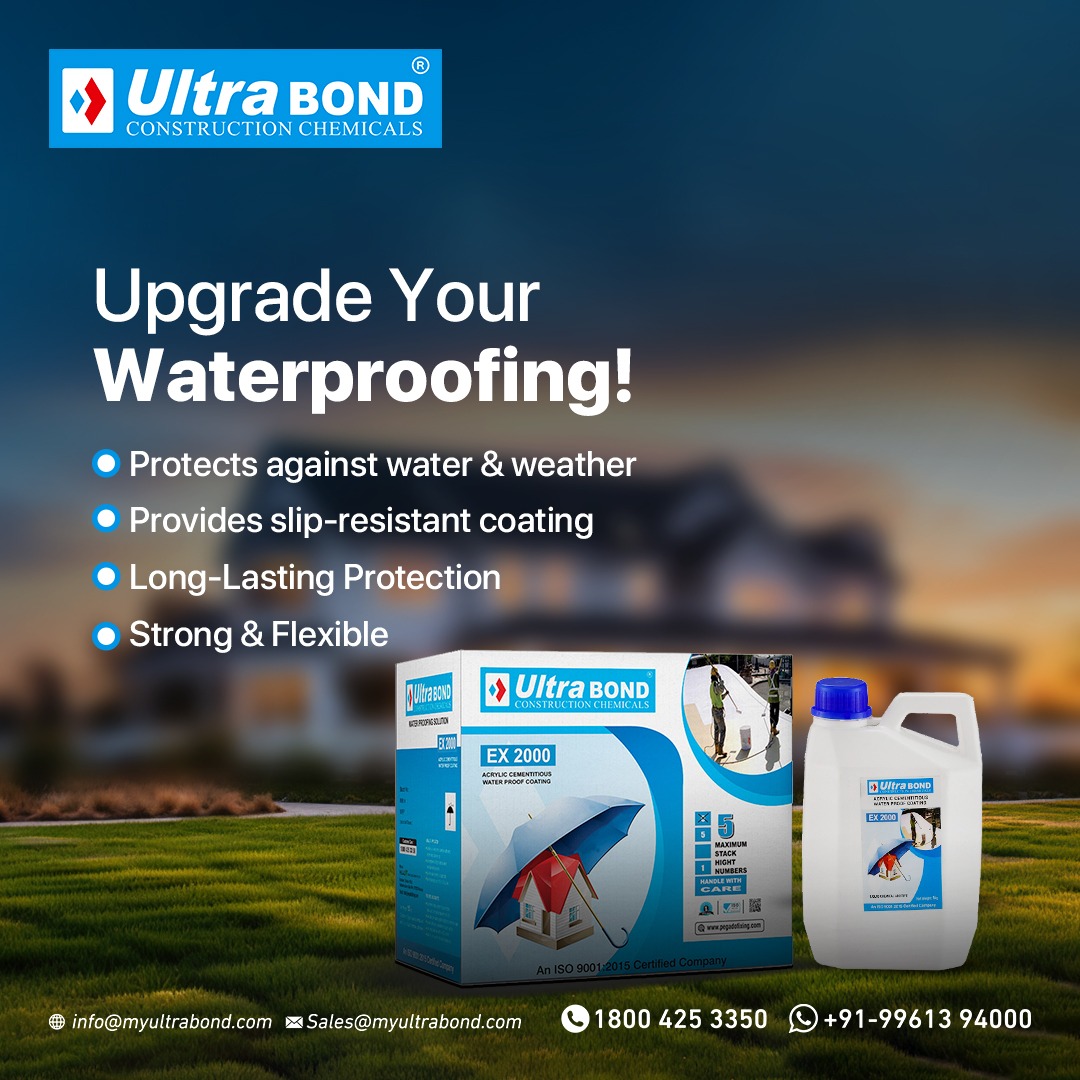 Give your concrete a new lease on life with our high-performance waterproofing coat! Restore your confidence and protect your investment.

#ultrabond #ex2000 #waterproofcoating