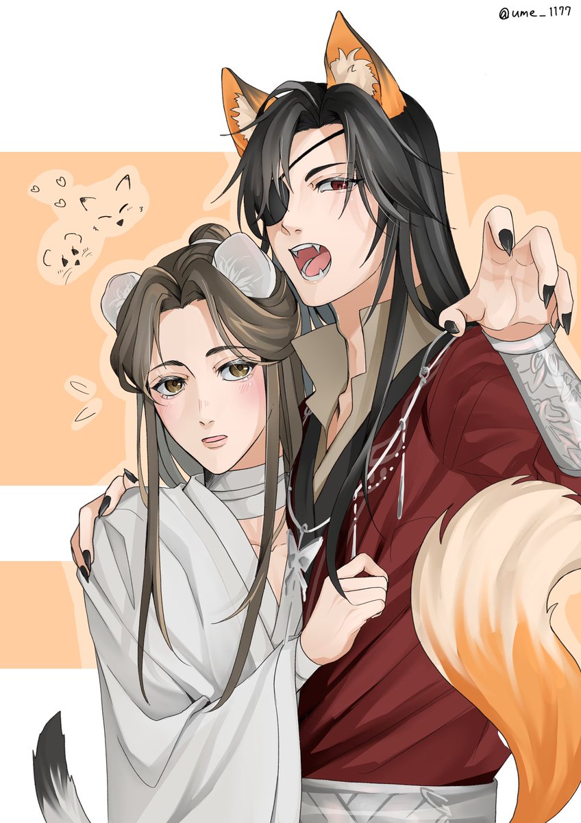 🦊花城とｵｺｼﾞｮ殿下🐾
 #TGCF  #花怜