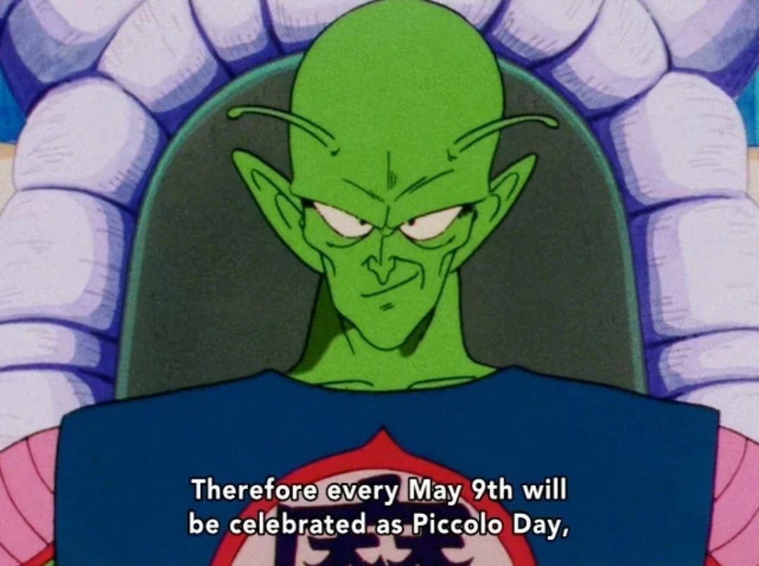 PixelViet's tweet photo. Vergesst nicht, was für einen Feiertag wir heute haben!
#Dragonball #PiccoloDay https://t.co/CcRhIV45mo