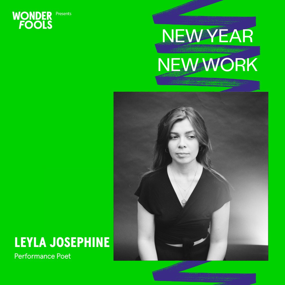 Award-winning filmmaker, playwright & poet Leyla Josephine joins us for #NewYearNewWork. She was named one of Screen International’s Rising Star Scotland 2022 & The List’s Top 100 Artists To Watch in 2019. Her live album Archive:Live! is available on all streaming sites.