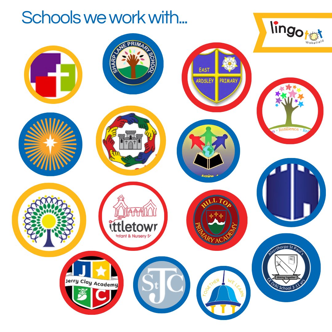LingototWYorks's tweet photo. Every week, my team and I deliver French or Spanish in all of these schools.
We love our working hub and canโt wait to continue our partnerships next year!
#wakefieldschools #primarymfl https://t.co/V7Sc2v6hvs