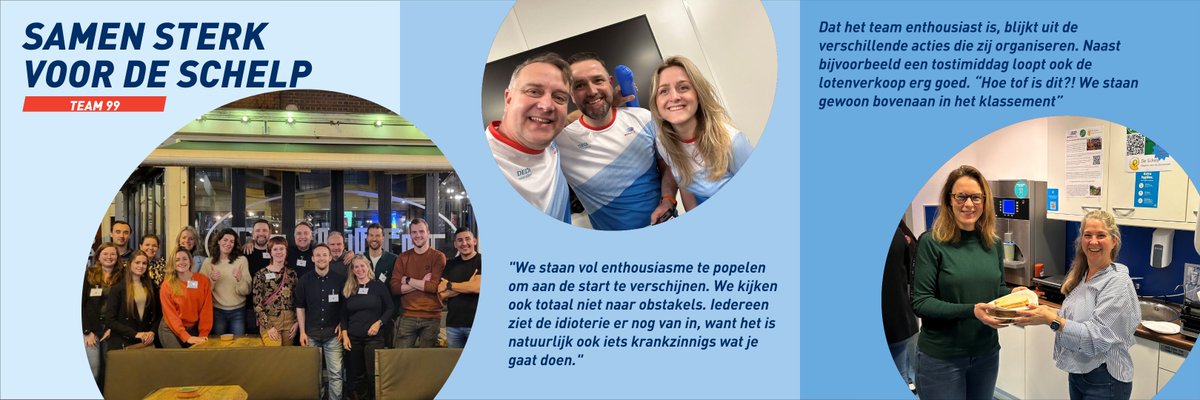 𝗚𝗔𝗔𝗡 𝗪𝗘 𝗗𝗜𝗧 𝗘𝗖𝗛𝗧 𝗗𝗢𝗘𝗡?! 🤪 Team 99 - Samen sterk voor Hospice De Schelp Zaanstreek (powered by Etos en Albert Heijn) maakt zich op voor haar eerste deelname aan de Roparun en staat te popelen. 'Het is allemaal gekkigheid, maar dan met een prachtig serieus doel!