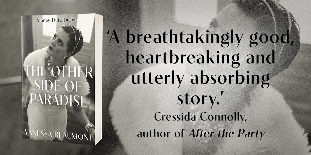 Happy publication day to Vanessa Beaumont and The Other Side of Paradise - the heart-breaking story of a family ripped apart by the shackles of inheritance and the rules imposed upon them by a society that cannot face the truth... bit.ly/TheOtherSideof…