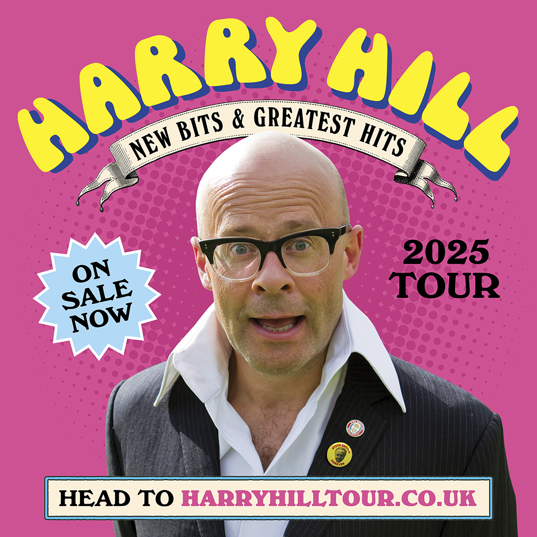 NOW ON SALE! Harry Hill: New Bits & Greatest Hits Join @HarryHill on his Diamond Jubilee as he celebrates 60 years of fun, laughter and low level disruption🤣 Fans won't want to miss his classic antics mixed with new material. 📅 Sat 17 May 2025 🎟 bit.ly/TTharryhill