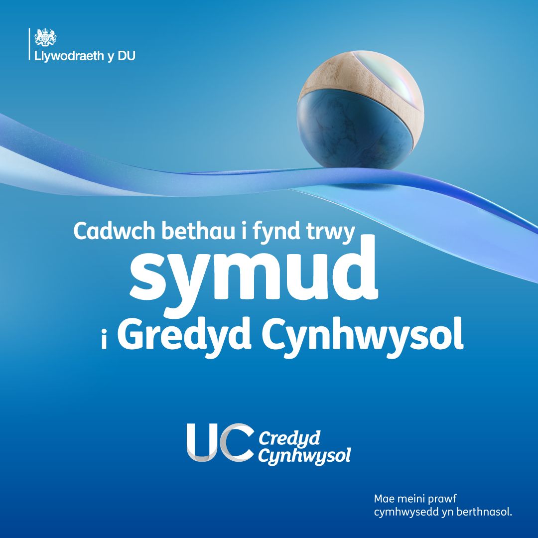 Ydych chi'n cael budd-daliadau neu gredydau treth? Mae rhai budd-daliadau a chredydau treth yn cael eu disodli gan Gredyd Cynhwysol. Ni fydd hyn yn awtomatig - cadwch olwg am eich llythyr. buff.ly/3ycwMYA