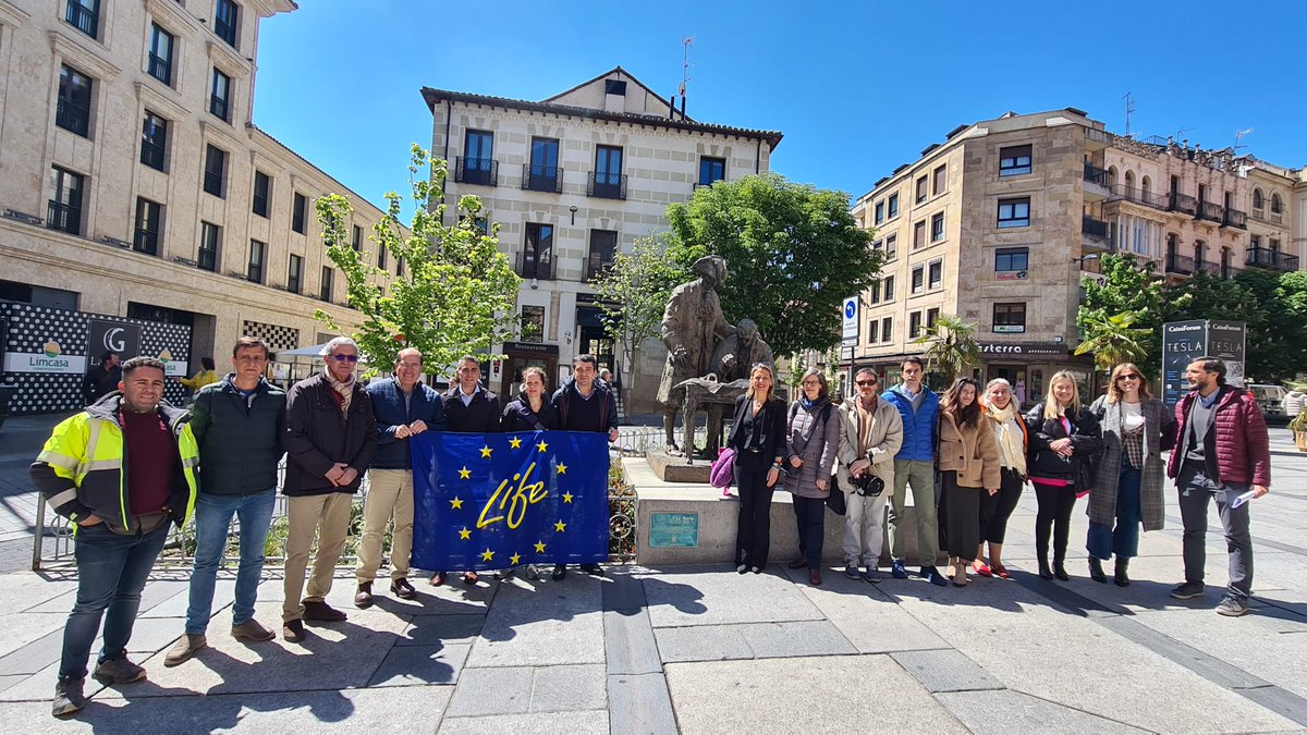 La semana pasada, estuvimos en Salamanca para la visita final de #CINEA al proyecto @LIFEViaPlata, donde #ICATALIST colabora. Agradecemos al Patronato Municipal de la Vivienda y Urbanismo, al @aytoSalamanca, a #MartaKernstoc y al equipo por su arduo trabajo. #Urbanismo #PMVU