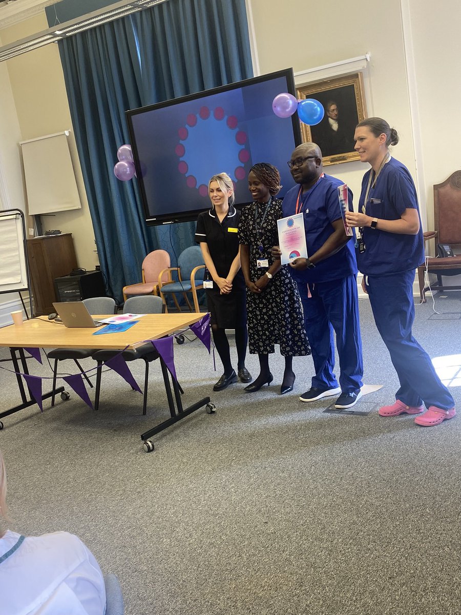 @NGHnhstrust @NGHTherapies @NereaOdongoNGH our first cohort of AHP Preceptees received certification of completion at a special award ceremony. Proud moment after 2 years of planning .