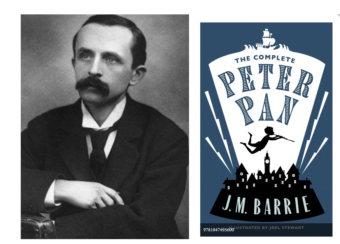 #JMBarrie was born #OTD in 1860. He is now best remembered for his play Peter Pan and its spin-off novel Peter and Wendy. Now included in The Complete #PETERPAN 
almabooks.com/product/the-co…
#childrensbooks #kidbooks #booksforkids