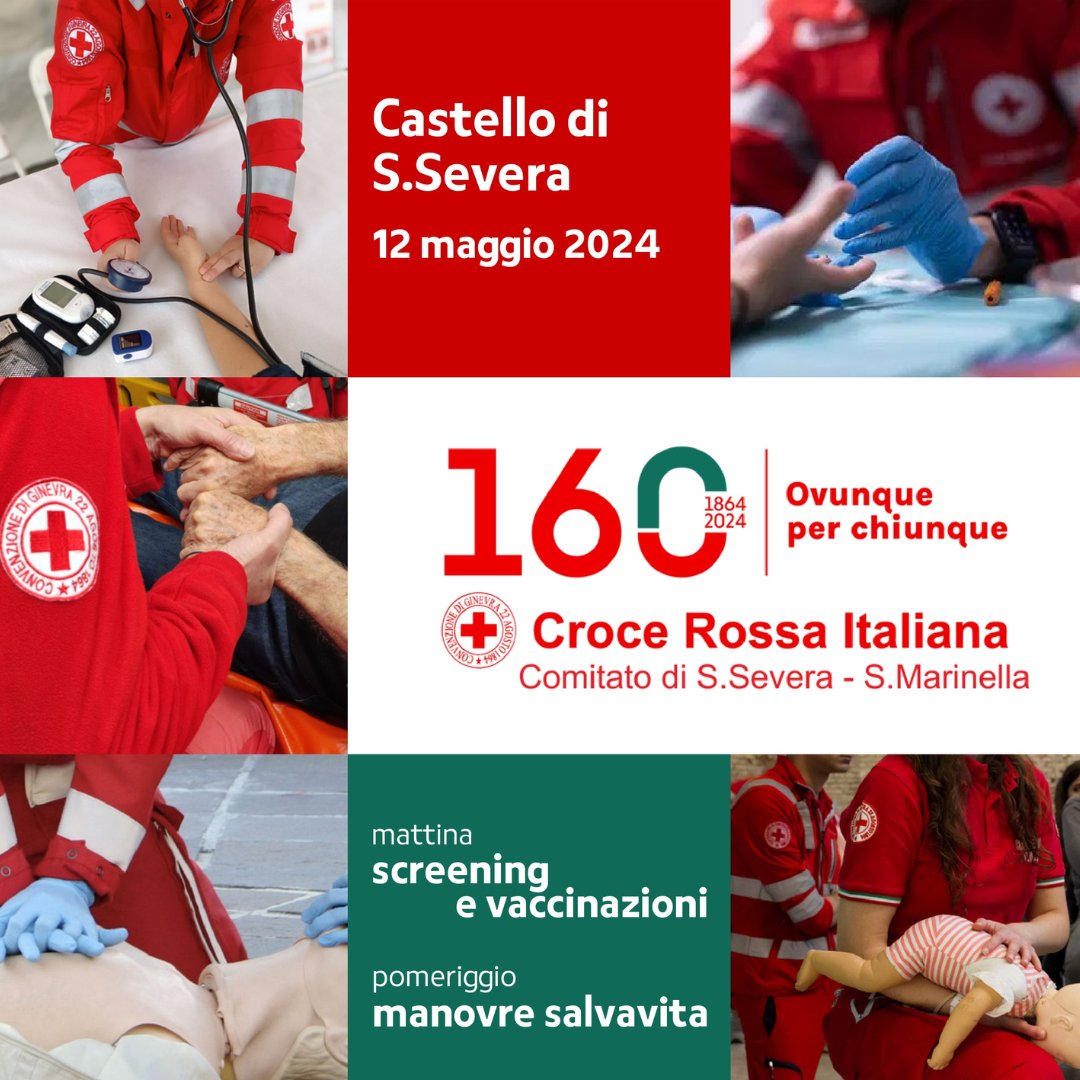 🏰 Un weekend di eventi da non perdere al #CastellodiSantaSevera! Sabato 11 maggio festeggiamo tutte le mamme con una serie di iniziative gratuite, domenica 12 appuntamento con la Croce Rossa Italiana e la prevenzione. Per info e dettagli 👉 tinyurl.com/mr3bcamf