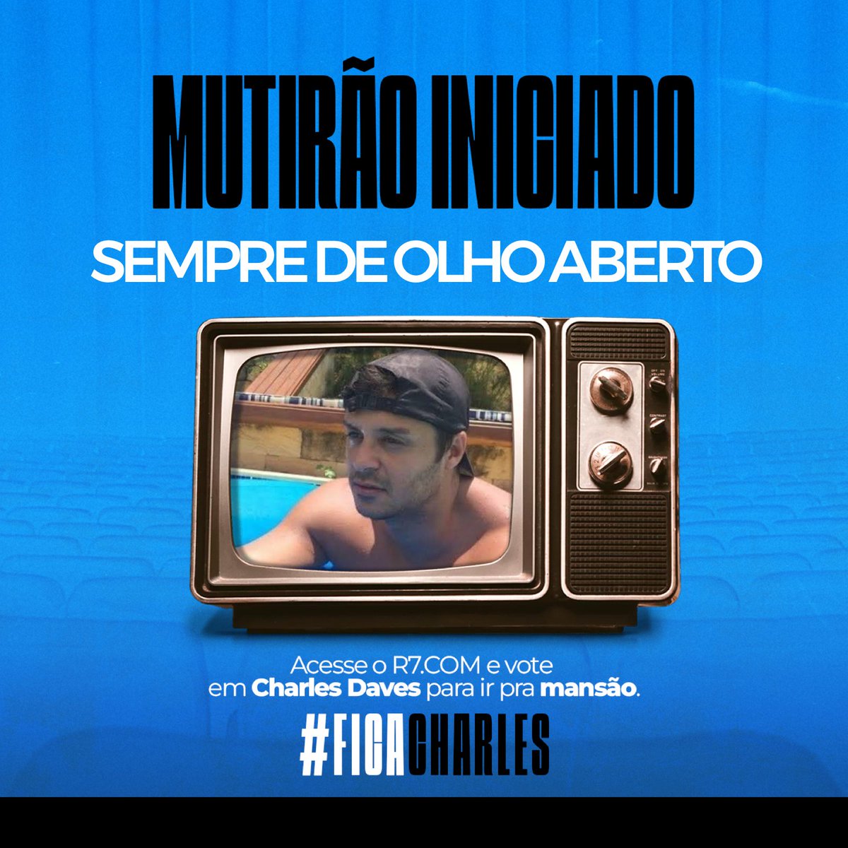 charlesdaves's tweet photo. 🎭 MUTIRÃO SEMPRE DE OLHO ABERTO INICIADO 🎭 

📲  A cada 10 votos comente UM EMOJI ou UMA LETRA aqui

🎯 Meta: 200 respostas

🚨O voto é para FICAR, então votem na opção “Charles Daves”

⏰ ENCERRA ÀS 18H 

🔗Link: https://t.co/7yCGrSsWd2

#CharlesNaMansão | #AGrandeConquista https://t.co/QaWV8U7WX7