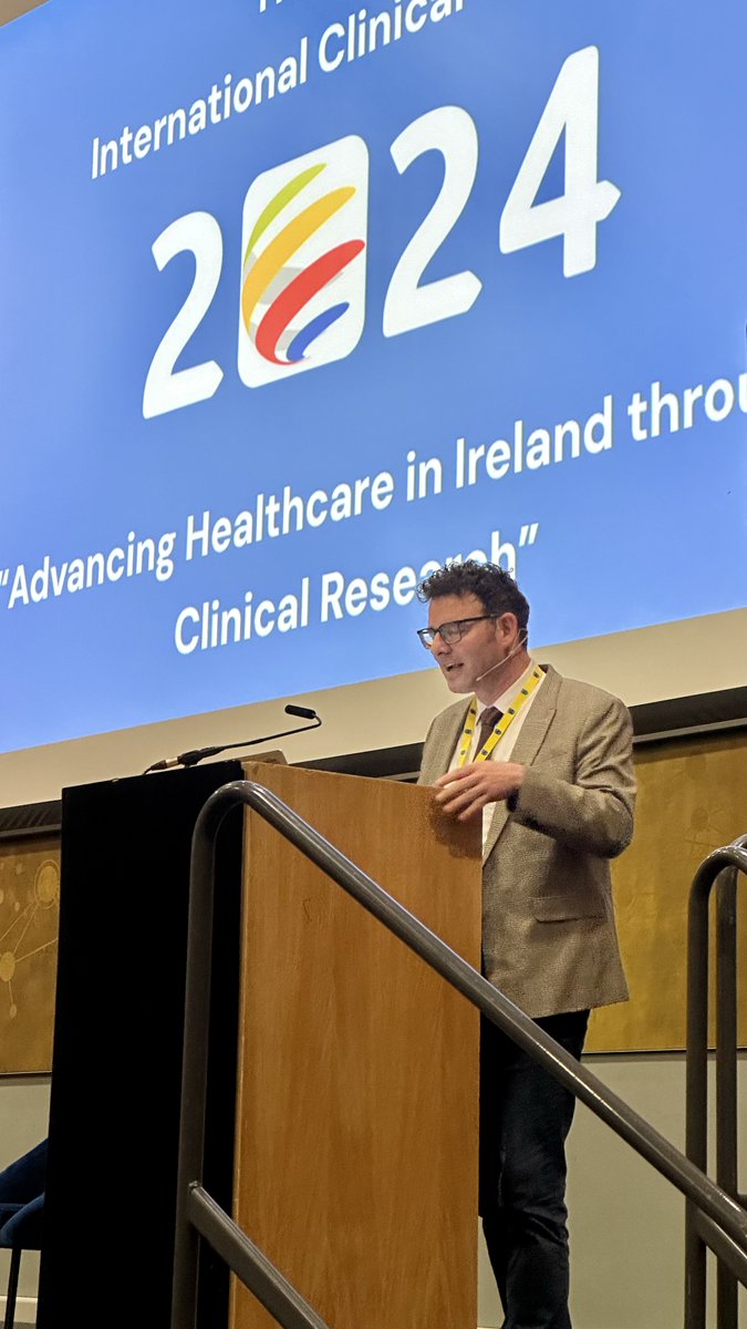 Dr. Muiris O'Connor from the Department of Health (@roinnslainte) shares valuable insights into the clinical research landscape in Ireland. Stay tuned to #ICTD2024 for more updates!