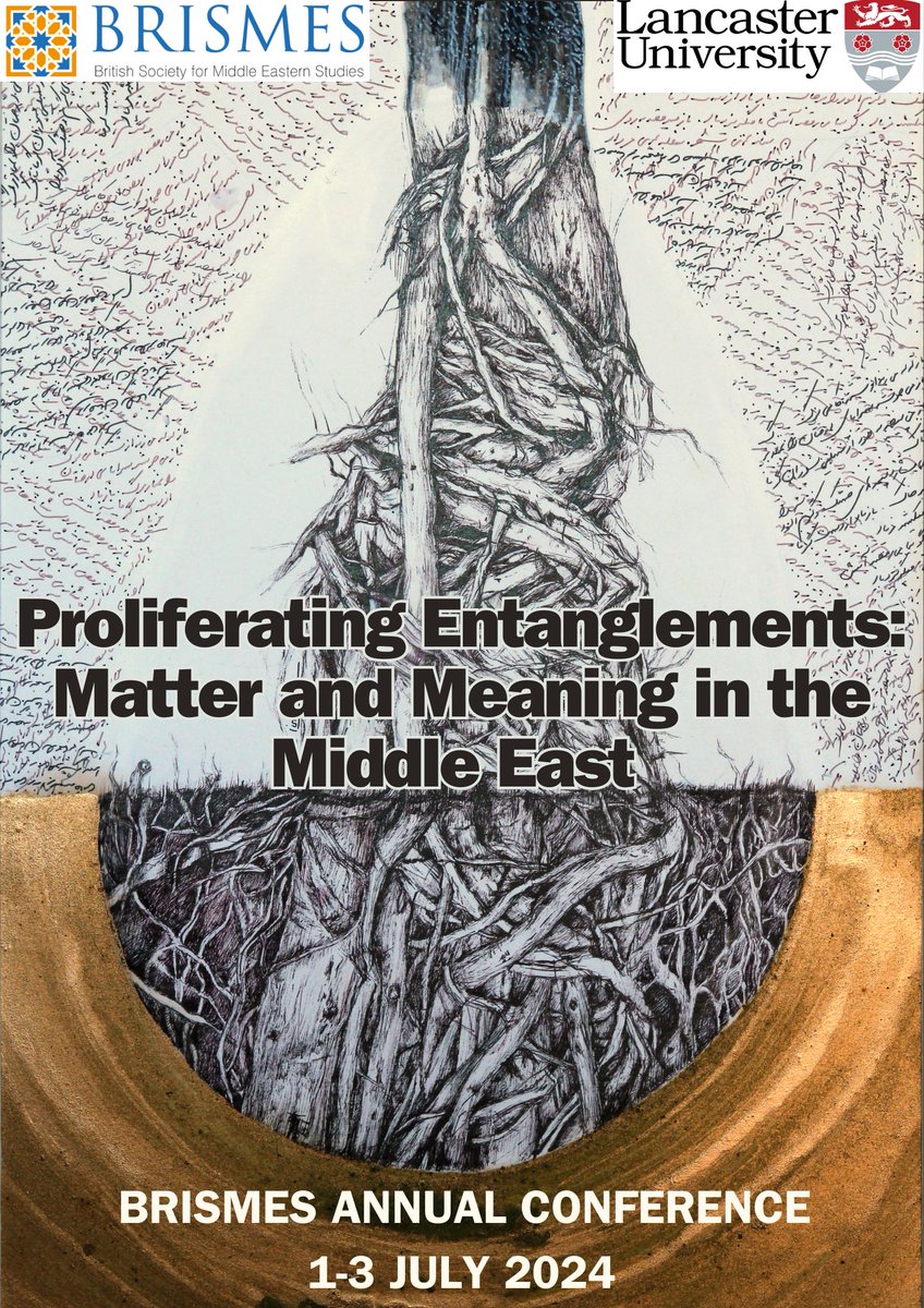 #BRISMES2024 - Registration for non-speaking delegates for the 2024 BRISMES conference “Proliferating Entanglements: Matter and Meaning in the Middle East” is now open until 10 June 2024! You can register here: app.oxfordabstracts.com/events/4134/re…… 1/2