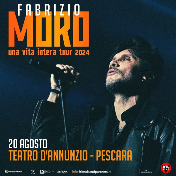 Fabrizio Moro a Pescara: 20 Agosto, grandi successi e band d'eccezione!  #fabriziomoro #pescara #ciaotickets