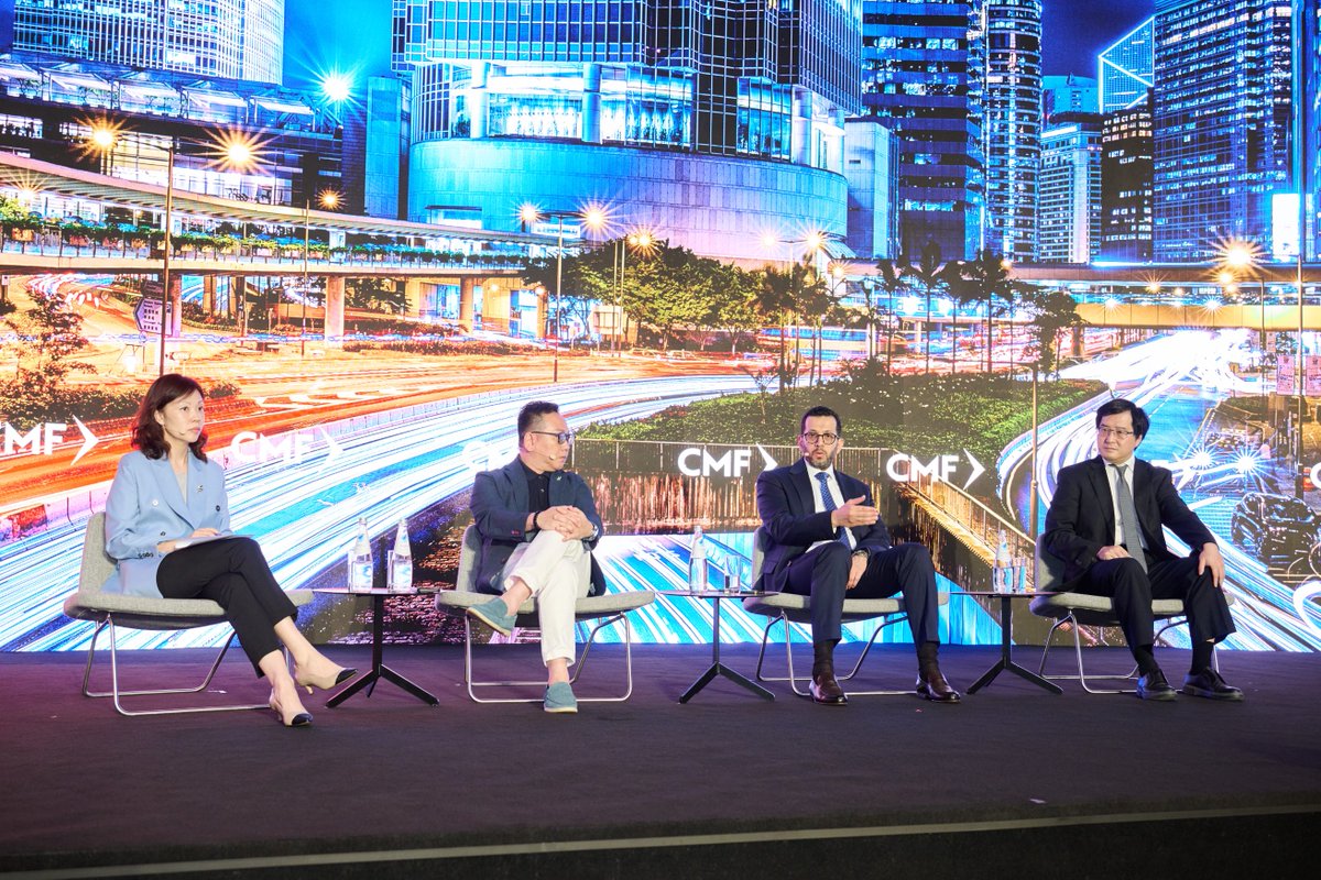 Speakers on the fourth panel of #CMFHK discussed the many exciting #AI  opportunities in Saudi Arabia and China, with both countries excelling in  bringing cutting edge #technology into reality and creating opportunities