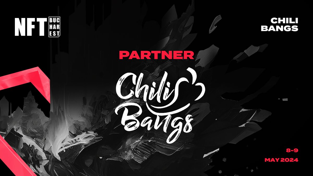 Partner Announcement 🎉 We're introducing @chilibangs as our media partner for #NFTBucharest.