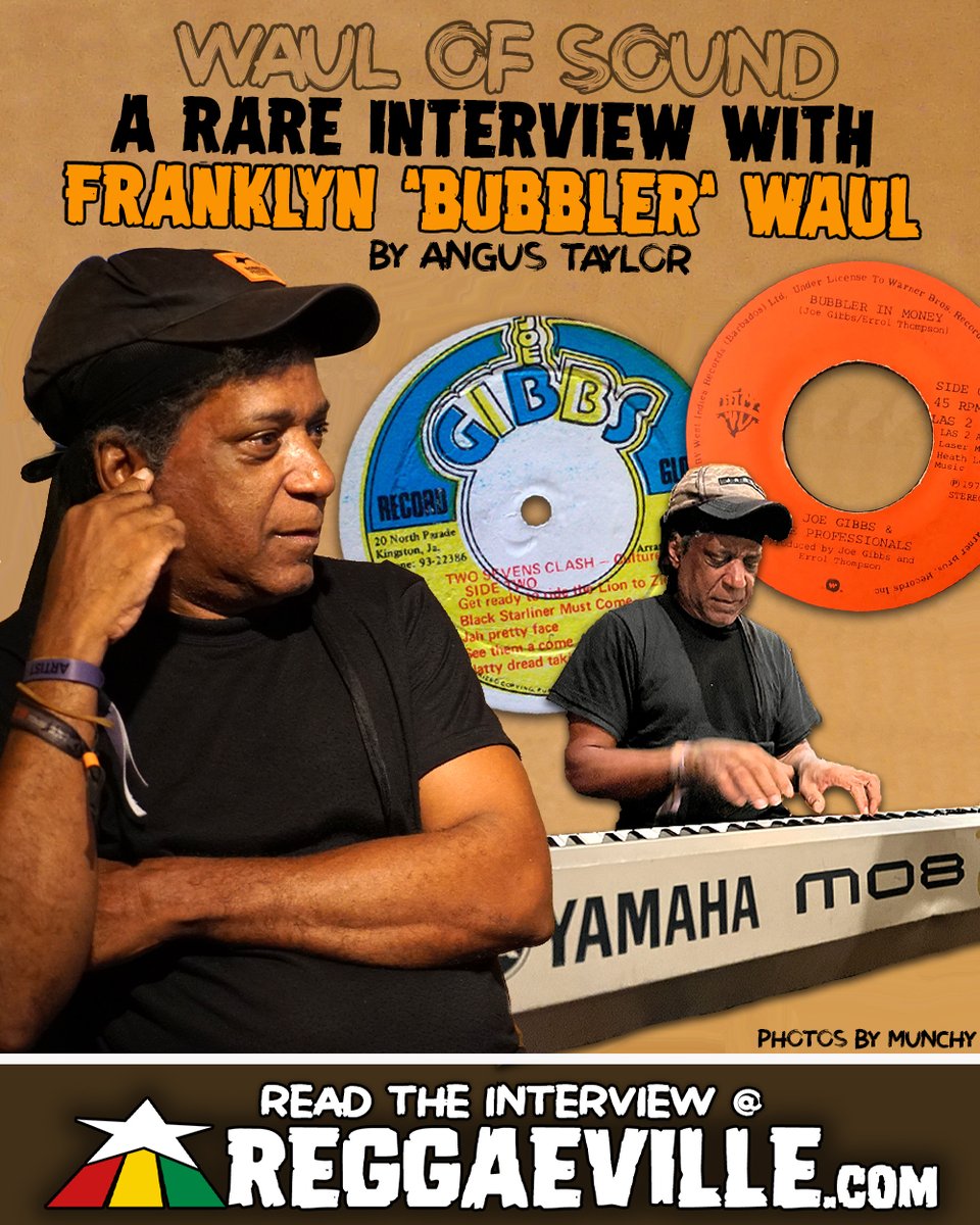 NEW INTERVIEW @ REGGAEVILLE.com Waul Of Sound - A Rare Interview with Franklyn 'Bubbler' Waul 🎹 🇯🇲 🎼 'The term ‘musical genius' is readily thrown around. But it's striking how often reggae industry insiders use it in reference to Franklyn ‘Bubbler’ Waul.' #Bubbler