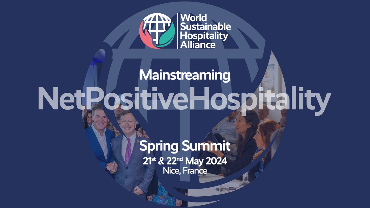 In less than two weeks our members will be coming together at @AmadeusITGroup' Nice offices, for our Spring #Summit. Together, we will review progress since the launch of our 5-year #strategy and delve into our upcoming priorities. View the full agenda: sustainablehospitalityalliance.org/members-spring…