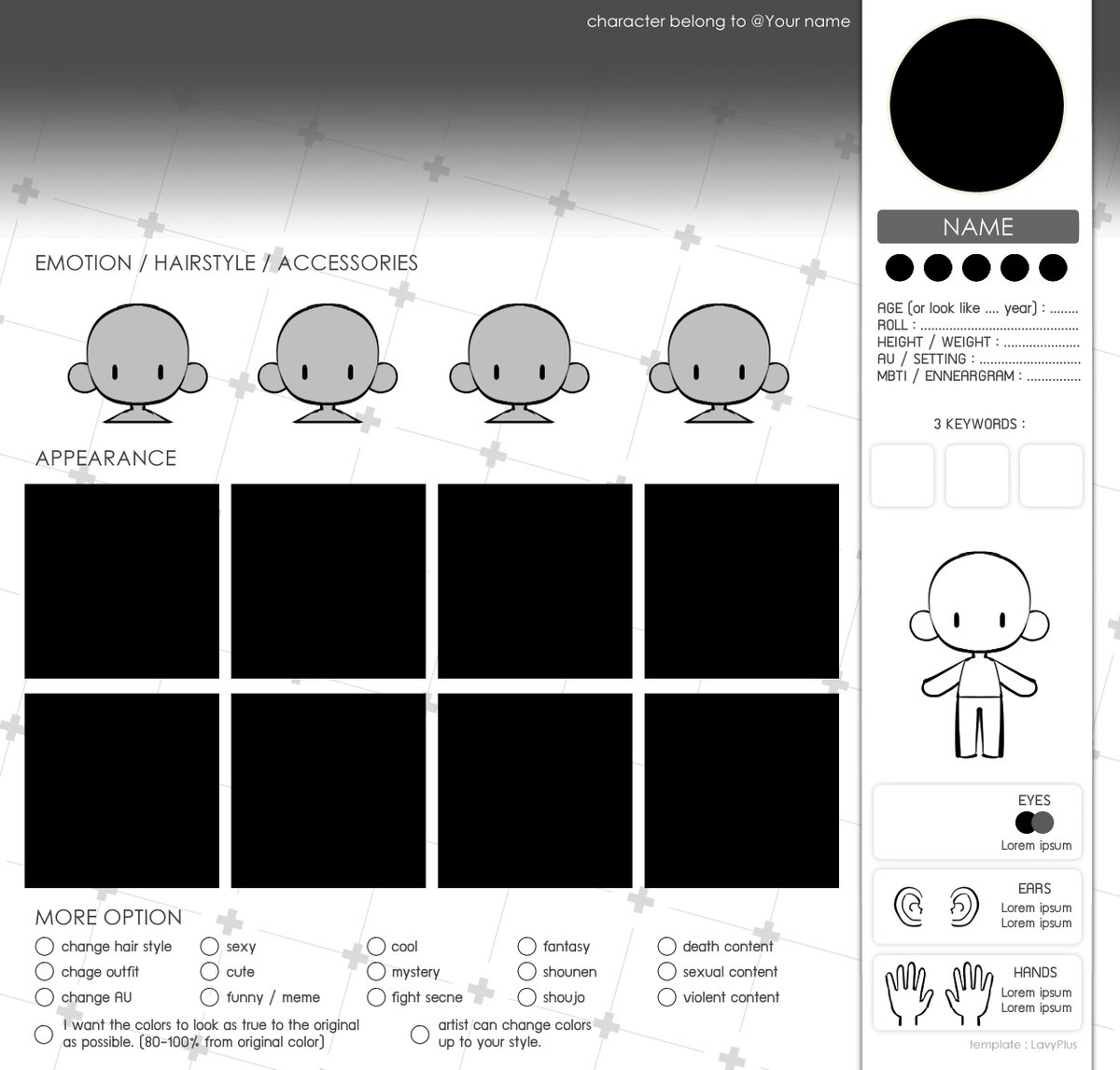 LavyPlus's tweet photo. ทำไว้เยอะแยะมาก เลยเอามาปล่อยทีเดียว

oc template
feel free to use / edit no need to credit me!

link in next mention

- สามารถปรับเปลี่ยนสี ขนาด อะไรต่าง ๆ ได้ตามใจชอบ
- ไม่จำเป็นต้องให้เครดิต  (ลบออกได้)
- ลิงก์เมนชั่นถัดไปค่ะ https://t.co/jxvBodzmmf