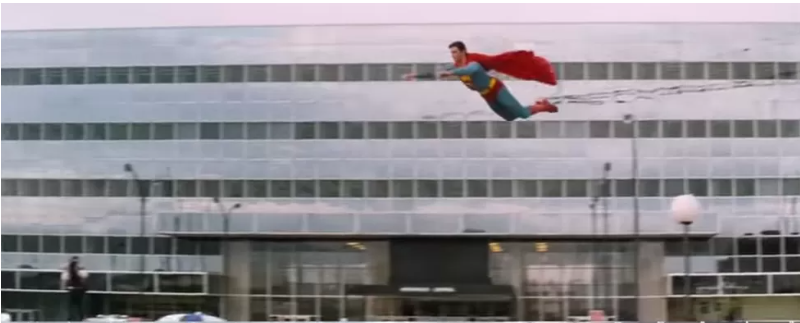 The train station doubled up as the site of the UN in Superman IV.