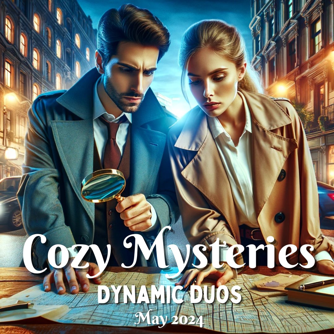Cozy Mysteries with Dynamic Duos
books.bookfunnel.com/cozyduosmay24/…
#cozymystery #sleuthers #amateursleuth