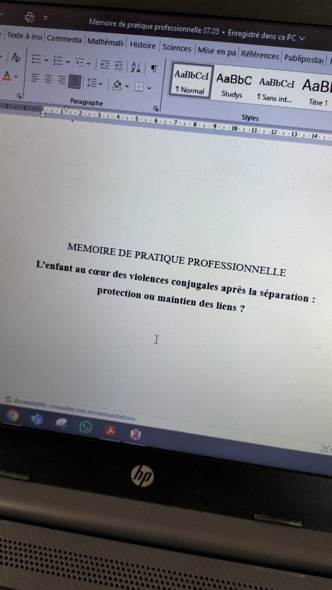 Malgré que ça était douloureux, je suis très fière de mon travail ! ⬇️
#memoire
#mpp
#deass
#violencesconjugales
#controlecoercitif