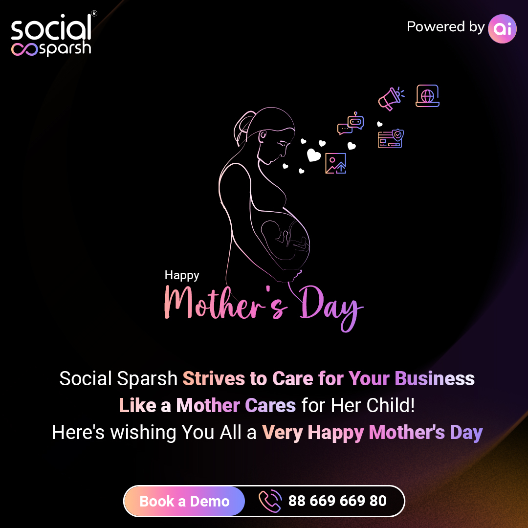 On this Mother's Day, we celebrate the bond of care and support that drives us to elevate your brand to new heights. Cheers to all the strong and nurturing mothers out there!

#socialsparsh #HappyMothersDay #socialmediaposting #digitalmarketingstrategy #TechTransformation
