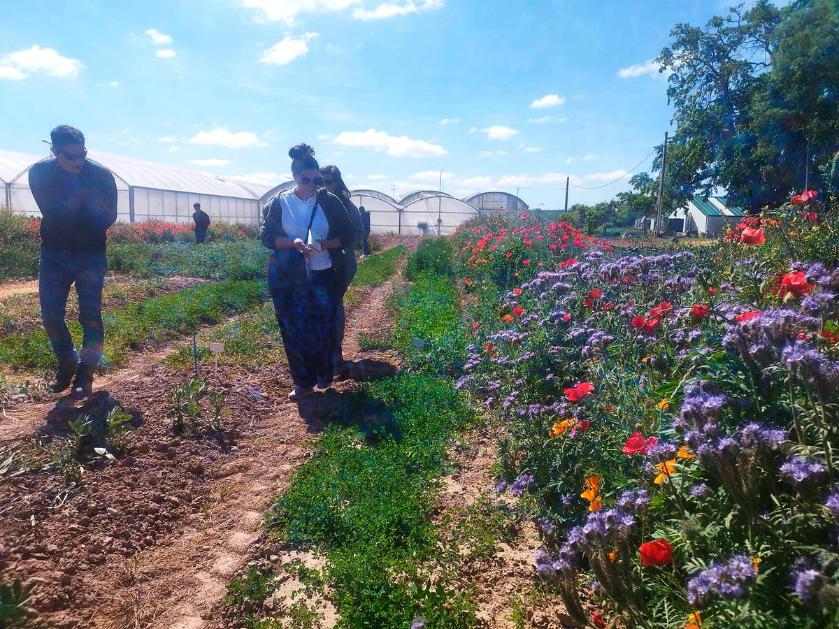 Con las botas puestas🌿, así celebramos ayer la primera sesión del curso de Horticultura Ecológica. Gracias a Salomón Sádaba, técnico de INTIA y responsable de la finca de Sartaguda, y a José Abad, agricultor ecológico en La Tahúlla Bio, responsables de impartir esta formación.