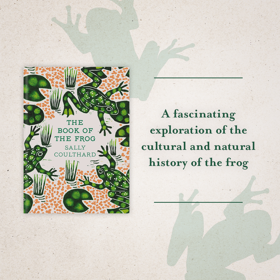 Happy publication day to #TheBookOfTheFrog! 🐸🎉 The ideal jumping-off point for anyone with a fascination for amphibians, @SallyCoulthard dives into a the cultural and natural history of the frog. Get it from @bookshop_org_UK: bit.ly/3xIPEyc