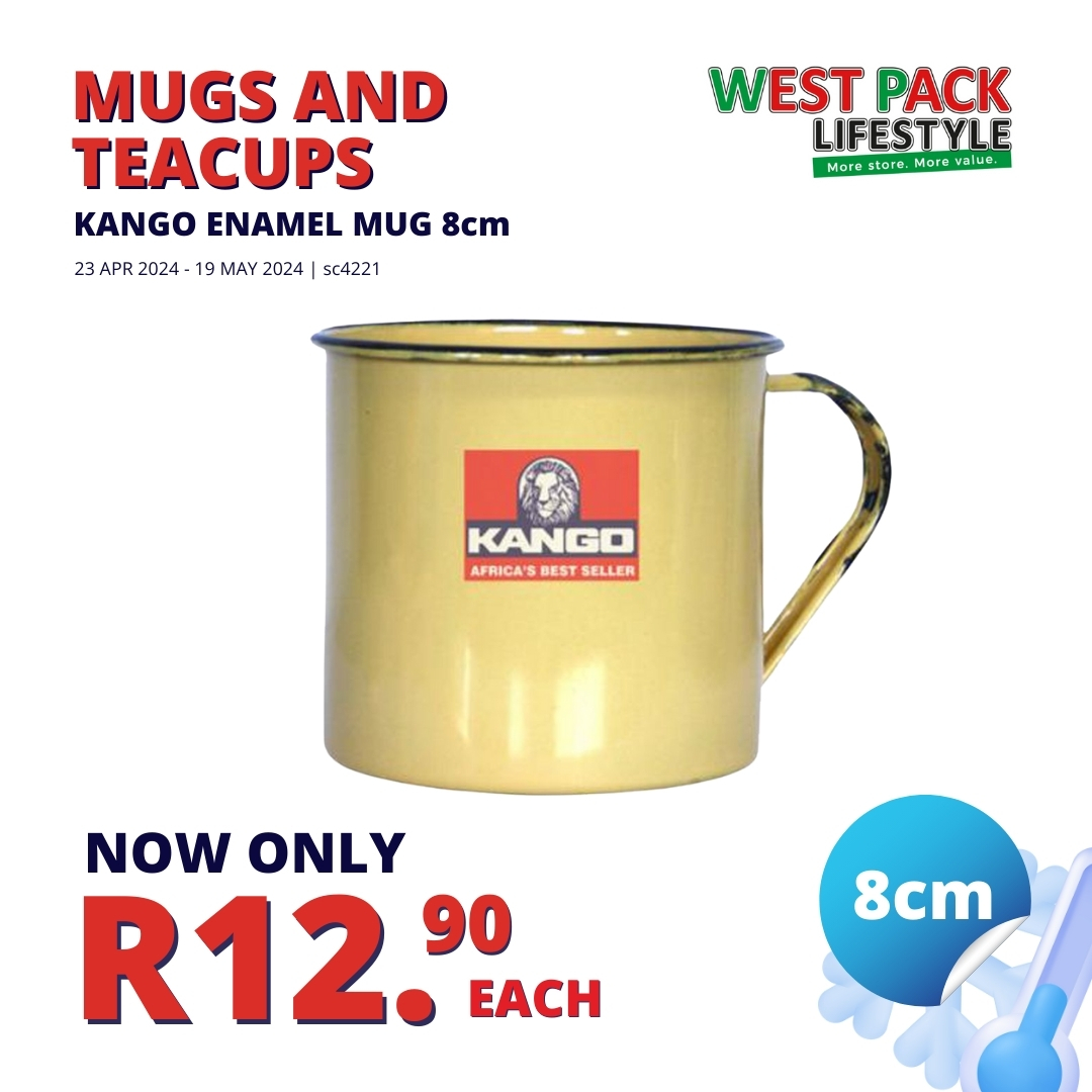 WEEKEND CALLING YOU? 🔥 ⛺ 

Picture this: you're sipping your morning brew from a rad enamel mug, feeling like a vintage explorer. Priced from R9.90 each, these bad boys are the ultimate sidekick, from camping connoisseurs to Backyard Braai Boss' bit.ly/4aXWUEv