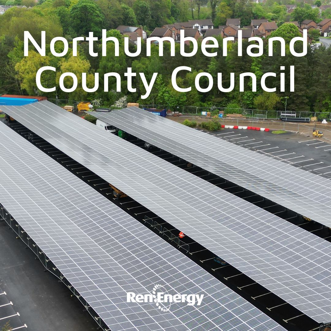 RenEnergyUK's tweet photo. Northumberland County Council aims to halve its carbon emissions by 2025 through the use of alternative energy sources. Find out more about the role of solar energy in their strategy - https://t.co/9vusfaPldB

#RenEnergy #CommercialSolarPV  #SolarPVCarport#ElectrifyingChange https://t.co/MAYXHH4C2P