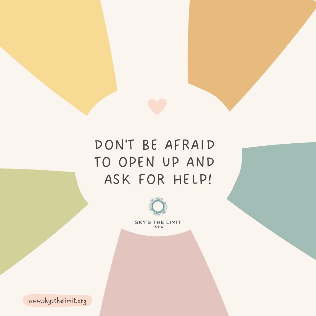stlfgives's tweet photo. May is Mental Health Awareness Month

Sky’s the Limit Fund is committed to serving families of adolescents and young adults suffering from mental health issues, substance use disorders and addiction. We provide financial assistance that helps families afford the high cost of  ... https://t.co/m0PwO7oroI