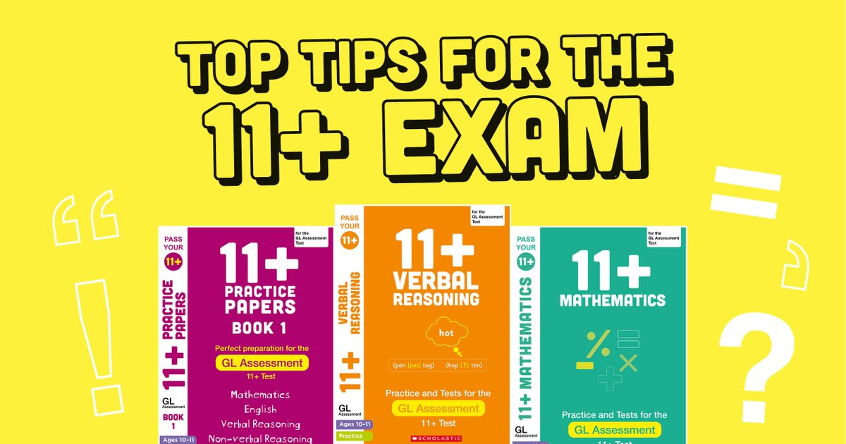 Getting ready for the 11+ exams in September? Take a look at our top tips for parents to prepare your child for the 11 Plus, including what key topics and skills the exam will cover. shop.scholastic.co.uk/pass-your-11-p…