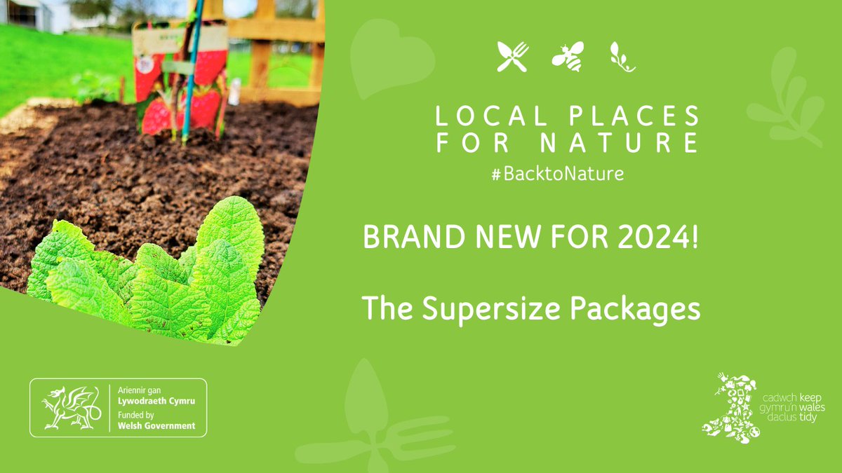 ✨ NEW GARDEN PACKS ✨ Our free Supersize Packages are designed for communities who have a huge empty area that’s available to transform into a thriving community garden 🐞🌼 Don't miss out, apply today: bit.ly/44y6hsH #BacktoNature