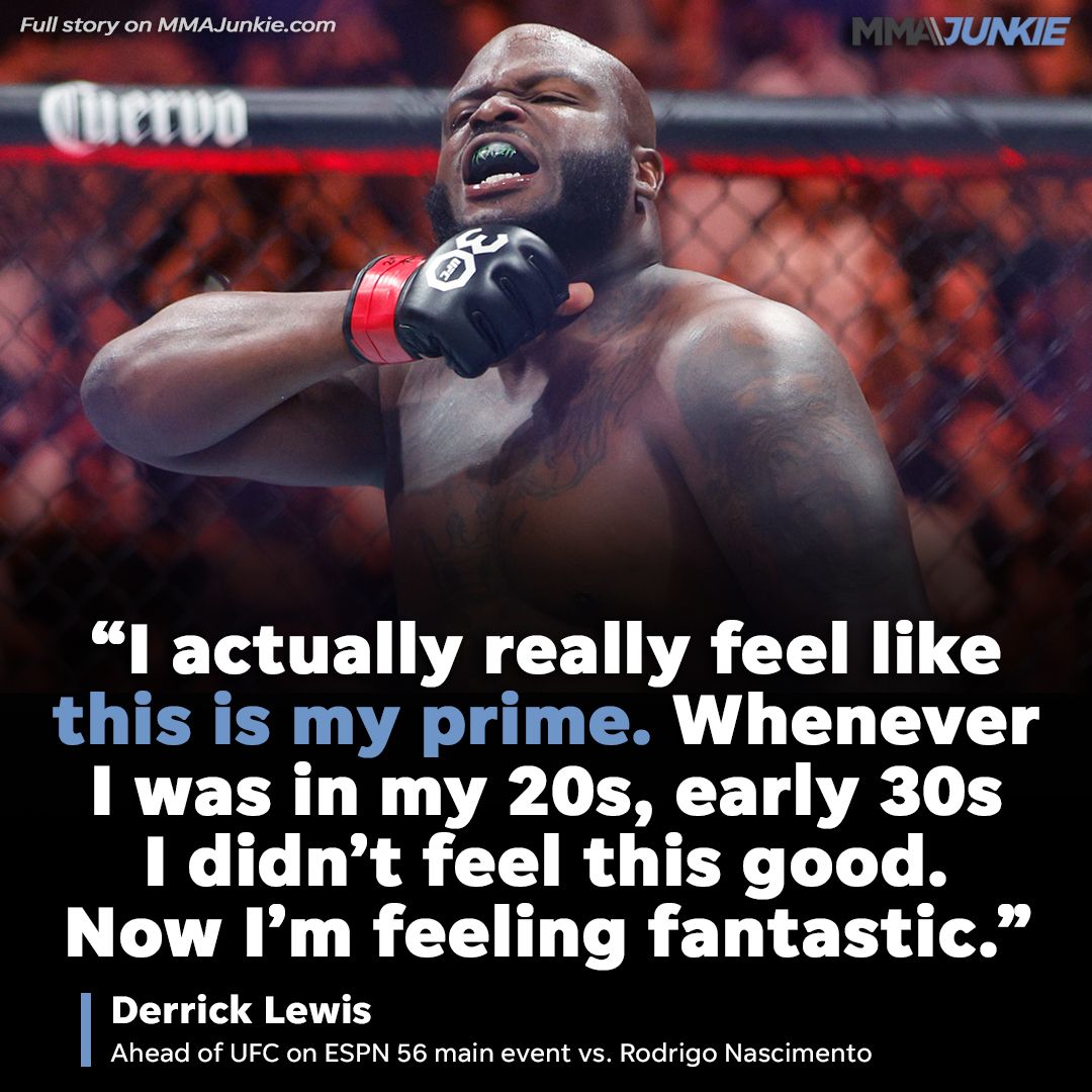 Derrick Lewis expects to shine in Saturday's #UFCStLouis main event. More ➡️ tinyurl.com/LewisESPN55