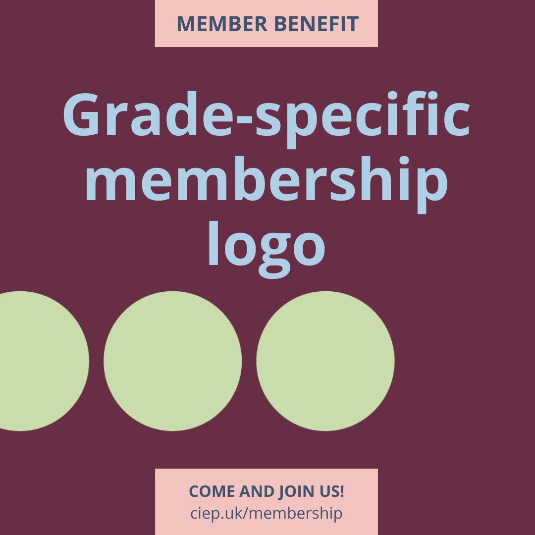 CIEP members get a grade-specific membership logo to display on their websites. Find out how to join us! 👉 bit.ly/37931HB