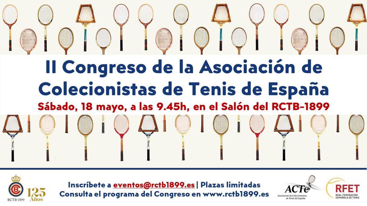 🗣️ La semana que viene celebraremos un congreso muy especial en el RCTB-1899 👇🏼 ➡️ rctb1899.es/es/inscripcion…