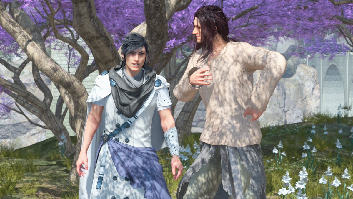 Nsept0403's tweet image. ソム誕、兄弟写真残り～。

残りと言うか、ポーズが決まらず時間かかった…。

#HBDsomnus #ソムヌス誕生日2024 #FF15
#アーデン