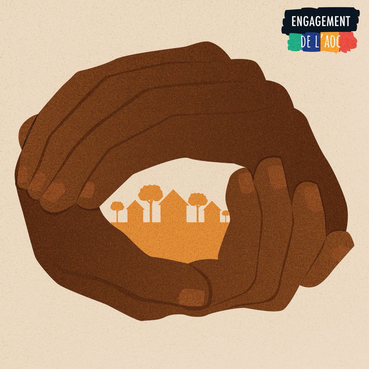 Au niveau de la lutte contre les VBG,
L’#EngagementAOC vise à
= mobiliser les consciences 🗣️ sur la réponse aux violences basées sur le genre ♀️.
= créer des espaces d’apprentissage
et des communautés sans violence
□♀️  . #LéducationSauveDesVies #Anniversaire1an