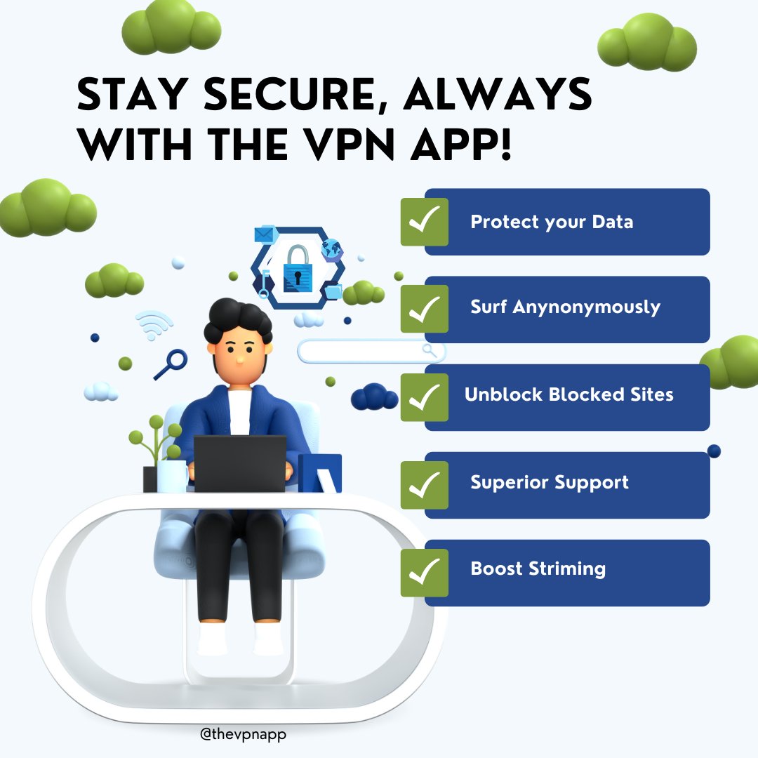Stay Secure, Always with The VPN App!
Download Now!
Android: tinyurl.com/thevpnapp-twit…
IOS/Mac: tinyurl.com/thevpnapp-twit…
#VPN #SecureConnection #DataPrivacy #OnlineSecurity #VirtualPrivateNetwork #InternetPrivacy #CyberSecurity