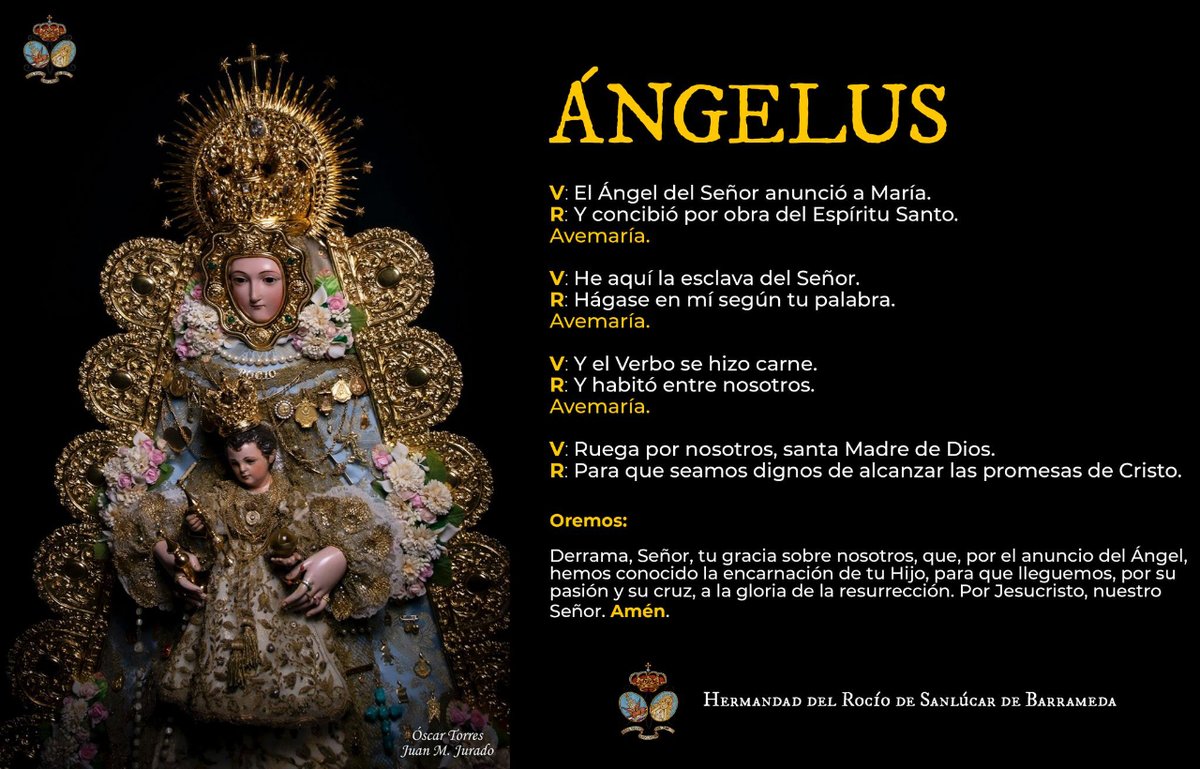 Rezo del Ángelus #HdadRocioSanlucar